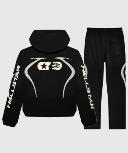 Hellstar Sports Jet Black Tracksuit