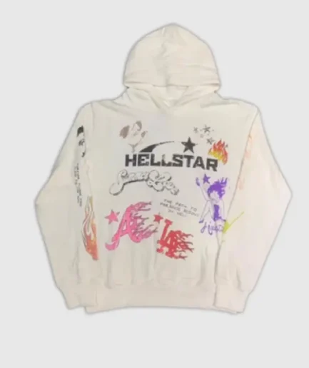 White Hellstar Hoodie