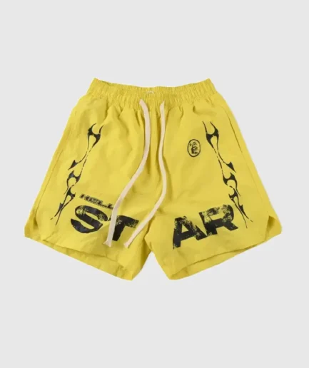 Yellow Hellstar Shorts